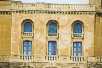 Balcony of a building, Vittoriosa, Malta