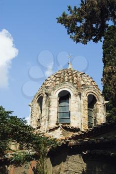 Low angle view of a church, Church of Panaghia Kapnikarea, Athens, Greece