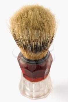 Close-up of a shaving brush