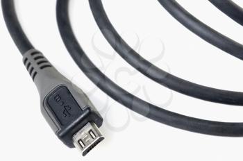 Close-up of a USB cable