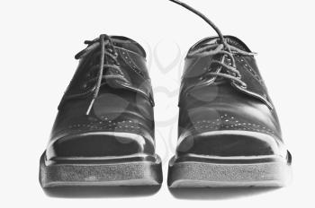 Close-up of a pair of black shoes