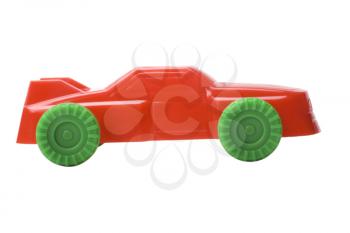 Close-up of a toy car