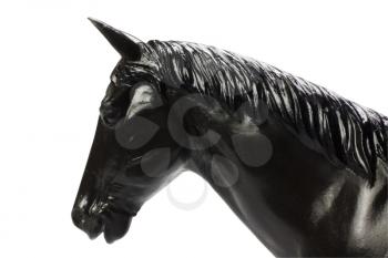 Close-up of a figurine of horse