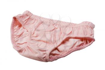 Close-up of pink underpants