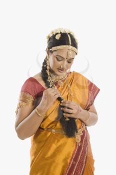 South Indian woman in traditional clothing