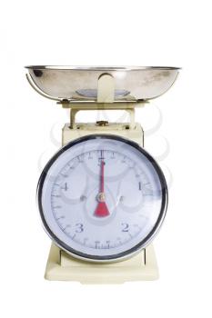 Close-up of a weighing scale