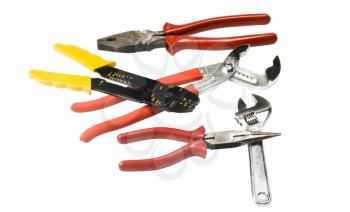 Close-up of assorted hand tools