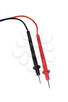 Close-up of a multimeter probes