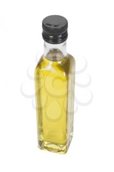 Close-up of an olive oil bottle
