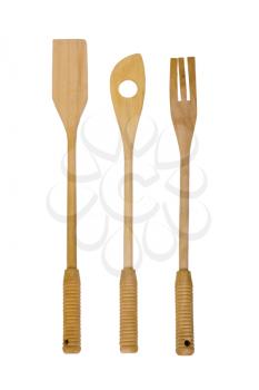 Close-up of wooden utensils