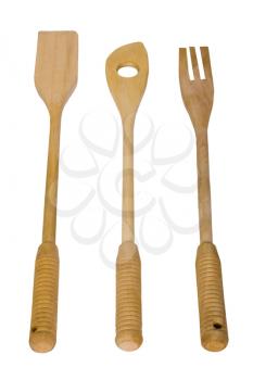 Close-up of wooden utensils