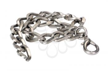 Close-up of a bracelet made from metal