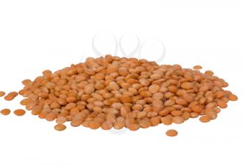 Close-up of red lentils