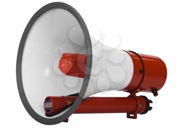 Close-up of a megaphone