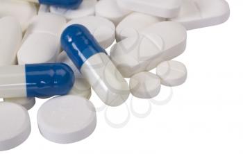 Close-up of assorted pills