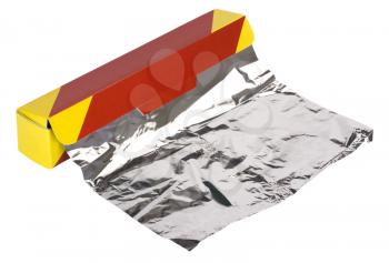 Close-up of a foil package