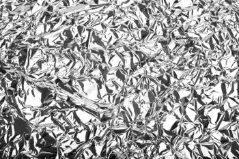Close-up of an aluminum foil