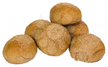 Close-up of a heap of buns