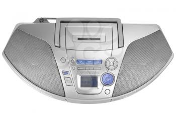 Close-up of a stereo CD Player