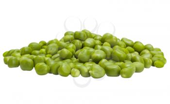 Close-up of a heap of green peas