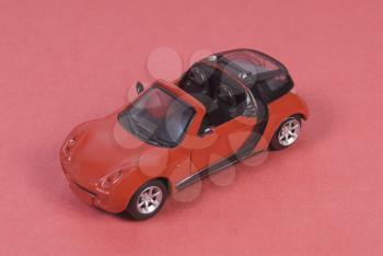 Close-up of a toy car