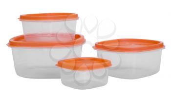 Close-up of plastic containers