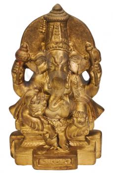 Close-up of a figurine of Lord Ganesha