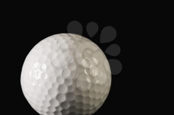 Close-up of a golf ball