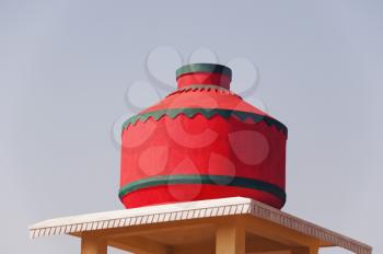 Low angle view of a water tower, Goa, India