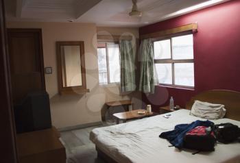 Interiors of a hotel room, Ahmedabad, Gujarat, India