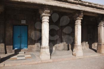 Colonnade in a mosque, Sayad Sidi Mosque, Ahmedabad, Gujarat, India