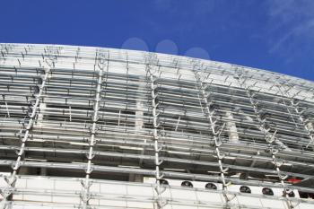 Low angle view of a stadium, Aviva Stadium, Dublin, Republic of Ireland