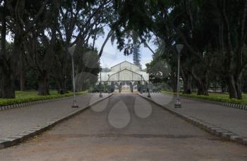 Facade of a botanical garden, Lal Bagh Botanical Garden, Bangalore, Karnataka, India