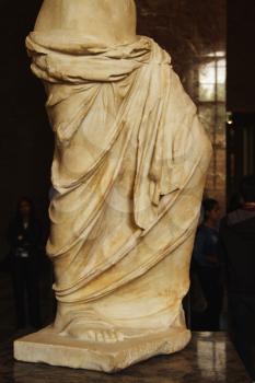 Statue of Venus de Milo in a museum, Musee du Louvre, Paris, France
