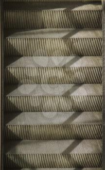 Steps of an escalator, Paris, France