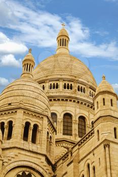 Low angle view of a church, Basilique Du Sacre Coeur, Paris, France