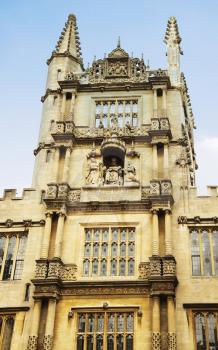 Architectural details of a building, Oxford University, Oxford, Oxfordshire, England