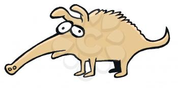 Royalty Free Clipart Image of an Armadillo