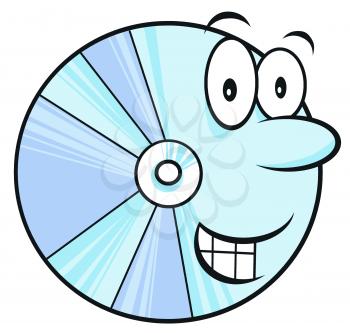 Royalty Free Clipart Image of a Pie Chart Wheel