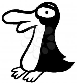 Royalty Free Clipart Image of a Penguin