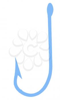 Royalty Free Clipart Image of a Fish Hook