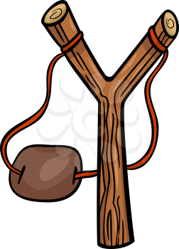 Royalty Free Clipart Image of a Slingshot
