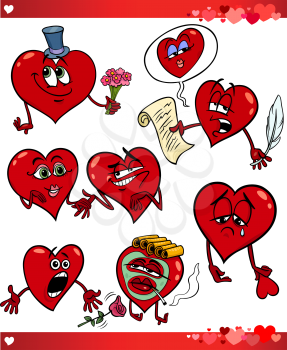 Royalty Free Clipart Image of Valentines