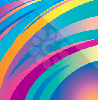 Vector Illustration of Abstract Colorful Background Modern Template Design