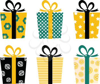 Royalty Free Clipart Image of Gifts