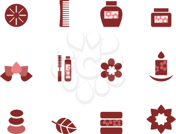 Royalty Free Clipart Image of Wellness Icons