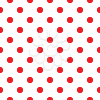 Royalty Free Clipart Image of a Polka Dot Background
