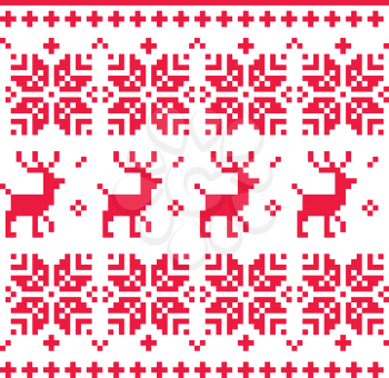Royalty Free Clipart Image of a Nordic Pattern