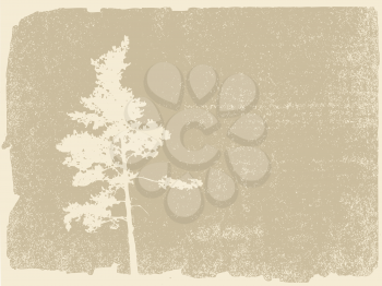 Royalty Free Clipart Image of a Tree Background