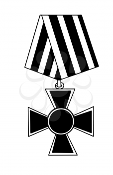 Royalty Free Clipart Image of a Medal